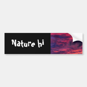 august red bumper sticker