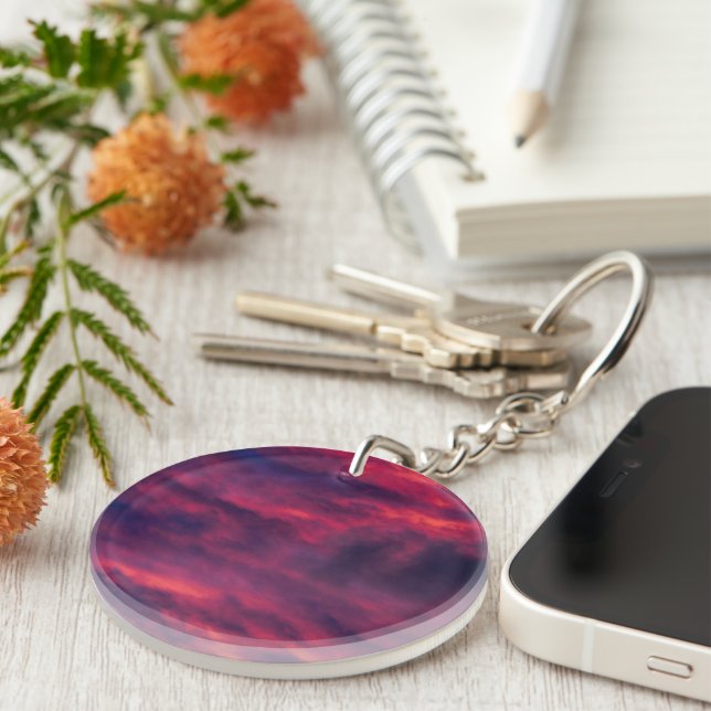 august red key ring (Front Right)