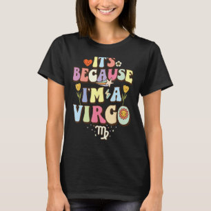 August September birthday groovy Astrology Zodiac T-Shirt