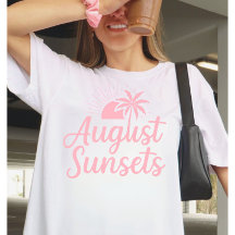 August Sunsets Palm tree Summer