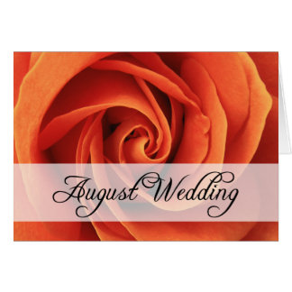 August Wedding : rose of the season :