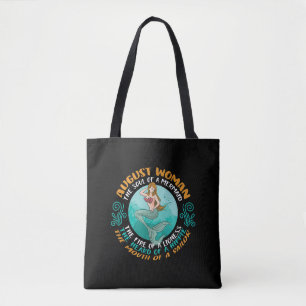 August Woman Soul Of Mermaid Leo Zodiac Birthday Tote Bag