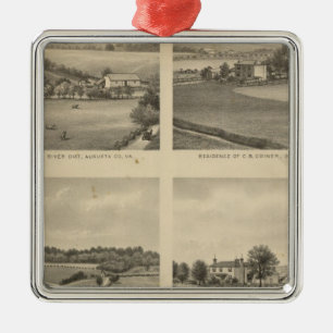 Augusta County residences Metal Ornament