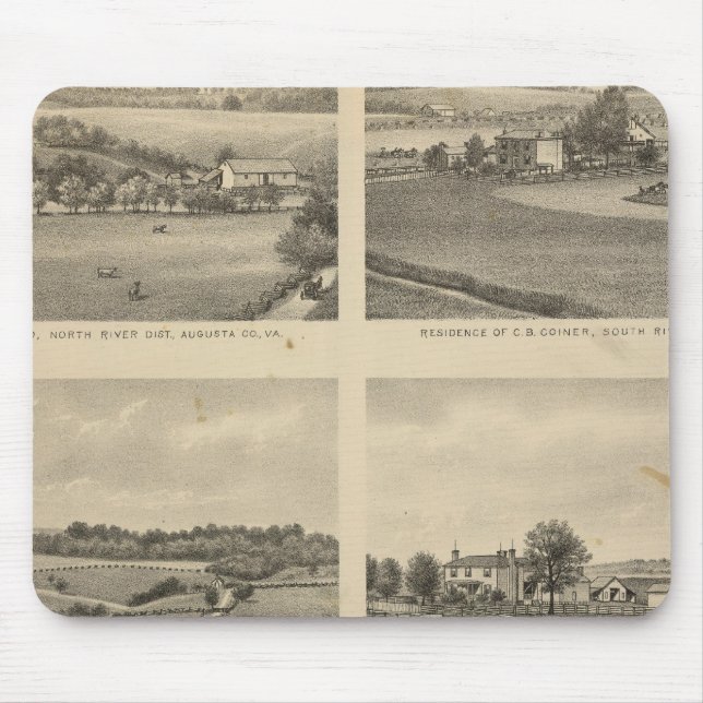 Augusta County residences Mouse Pad (Front)