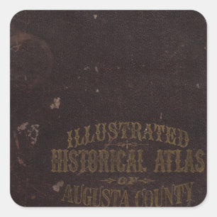 Augusta County, Virginia Square Sticker