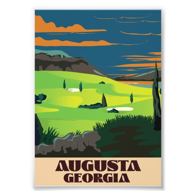 Augusta Georgia Golf poster (Front)