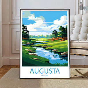 Augusta Golf Course Travel Print Wall Art Augusta 