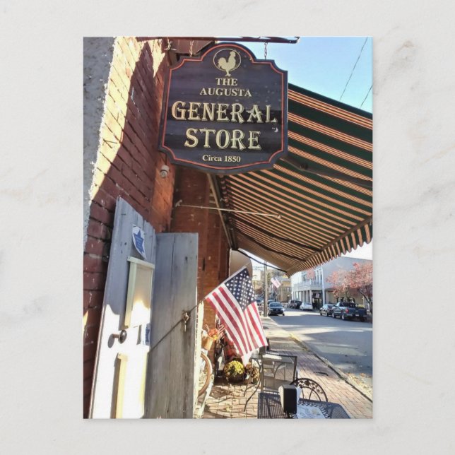 AUGUSTA KENTUCKY GENERAL STORE POSTCARDS (Front)