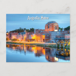 Augusta Maine Postcard