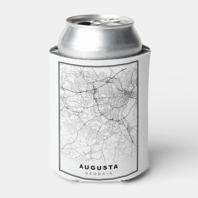 Augusta Map Can Cooler (Can Front)