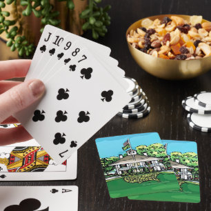 Augusta National Clubhouse Playing Cards