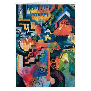 Auguste Macke - Homage To Bach Abstract Modern Art
