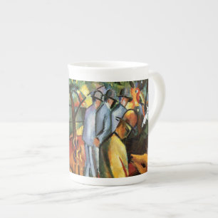 Auguste Macke - Zoological Garden Animal Lover Bone China Mug