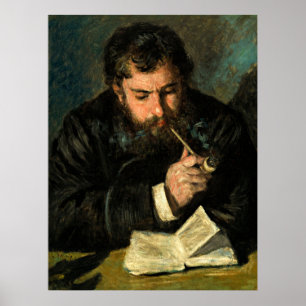 Auguste Renoir by Claude Monet  Poster
