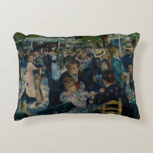 Auguste Renoir - Dance at Le Moulin de la Galette Decorative Cushion