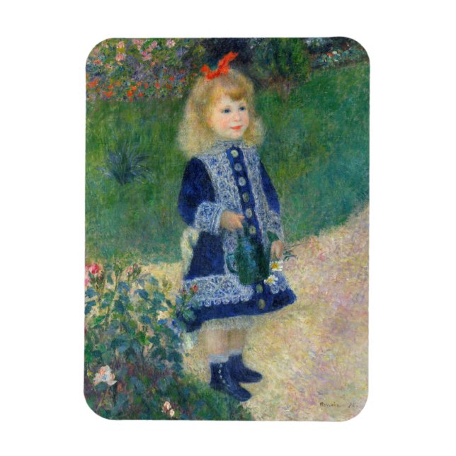 Auguste Renoir - Girl With A Watering Can Magnet (Vertical)