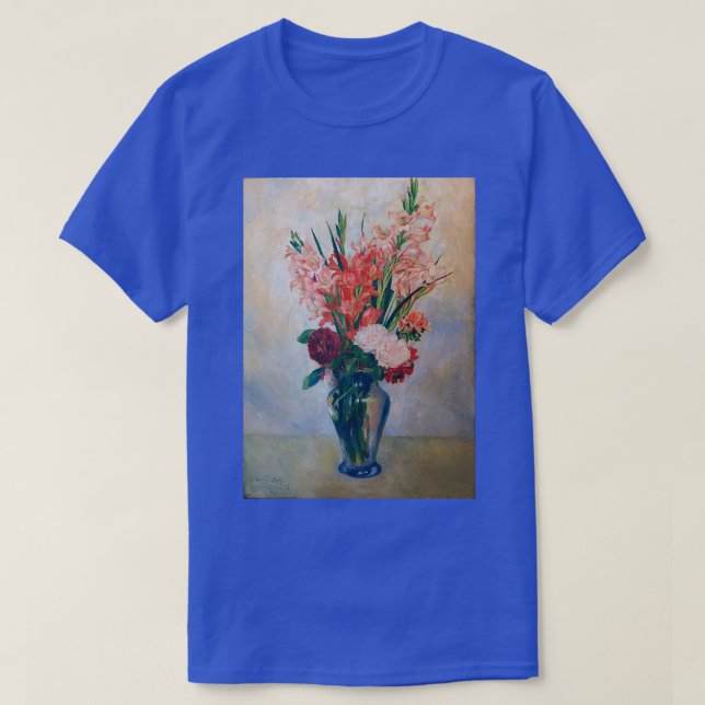 Auguste Renoir Gladioli 1885 T-Shirt (Design Front)