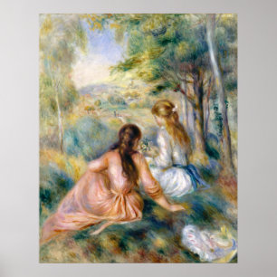 Auguste Renoir In the Meadow Poster