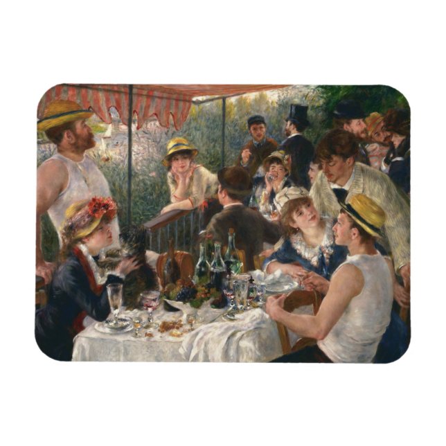 Auguste Renoir - Luncheon of the Boating Party Magnet (Horizontal)