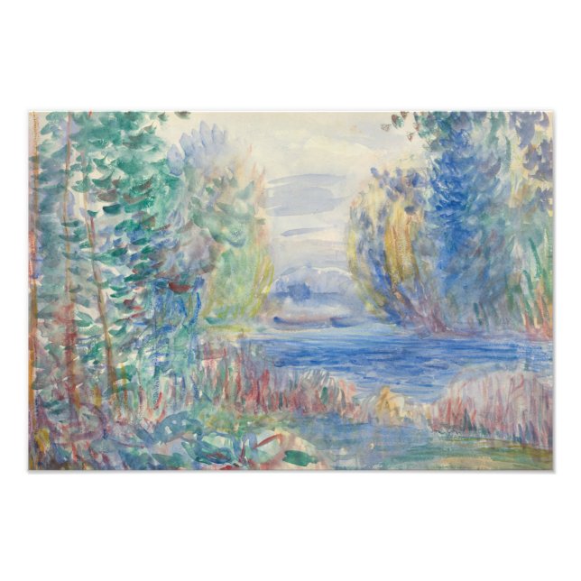 Auguste Renoir - River Landscape Photo Print (Front)