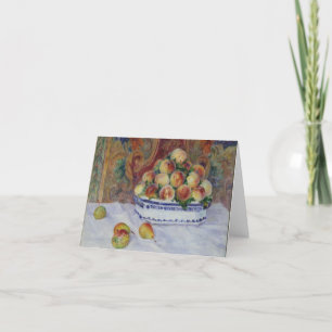Auguste Renoir - Still Life With Peaches Thank You Card