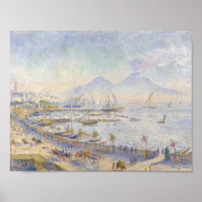Auguste Renoir - The Bay of Naples Poster (Front)