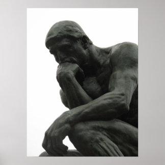 Auguste Rodin The Pensieve Poster