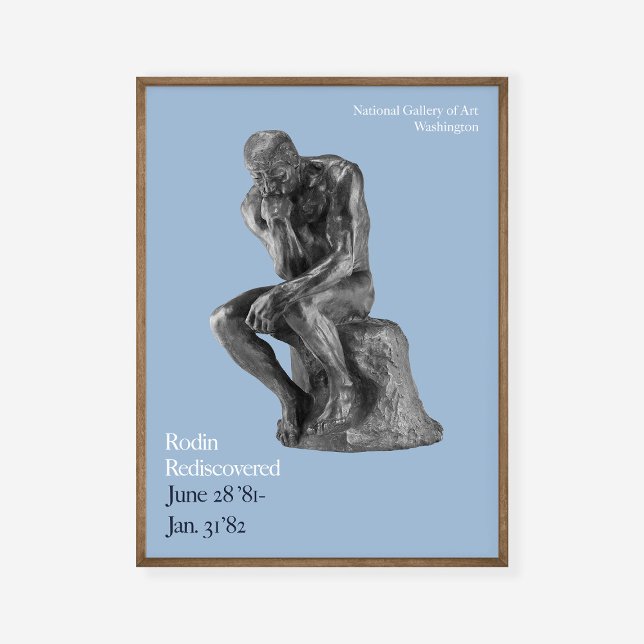 Auguste Rodin Thinker Art Exhibition Print (Creator Uploaded)