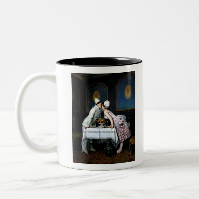 Auguste Toulmouche Two-Tone Coffee Mug (Left)