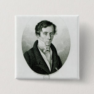 Augustin Jean Fresnel 1825 15 Cm Square Badge