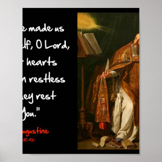 Augustine - Restless Heart  Poster
