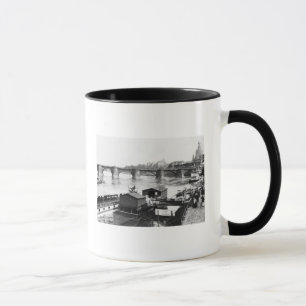 Augustus Bridge, Dresden, c.1910 Mug