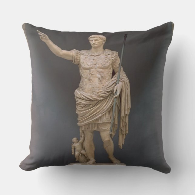 Augustus of Prima Porta, c.20 BC (marble) Cushion (Front)