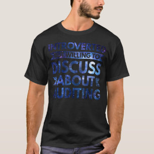 Auiditor Accountant Actuary T-Shirt