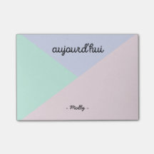 Aujourd'hui Post-it Note