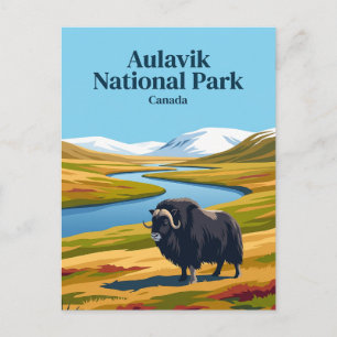 Aulavik National Park Canada Postcard
