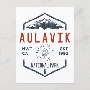 Aulavik National Park Canada Vintage Postcard