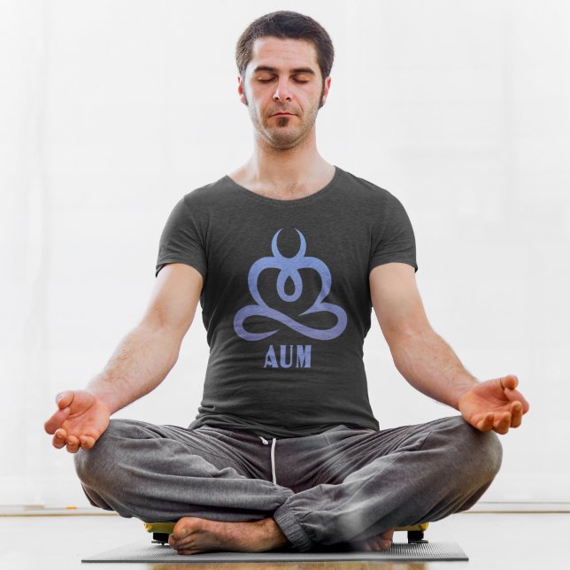 AUM Lotus Meditation Yoga Design T-Shirt (Creator Uploaded)
