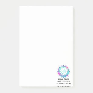 *~*  Aum OM Symbol Mandala Water Lily Lotus Post-it Notes