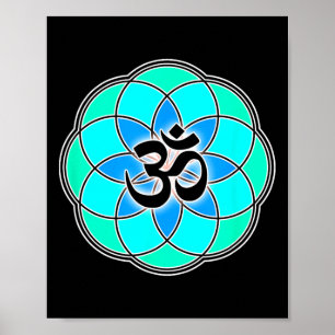 Aum Sign Yoga Meditation Seed Of Life Flower Of Li