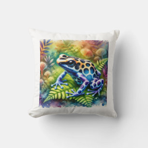 Auma Frog 290824AREF101 - Watercolor Cushion