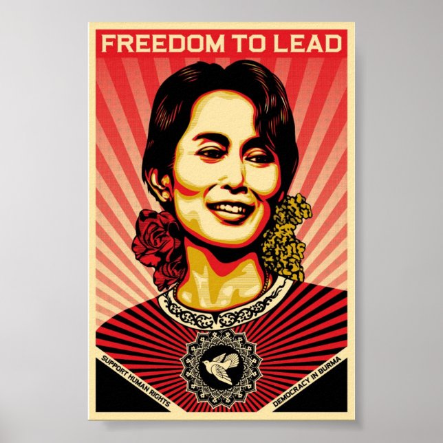 Aung San Suu Kyi Poster (Front)