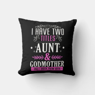 Aunt And Godmother Cushion
