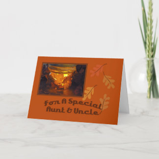 Aunt and Uncle Thanksgiving Card