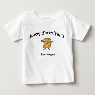 Aunt Baby Clothes Little Nugget Niece Nephew T-Shirt