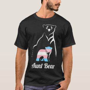 Aunt Bear LGBTQ  Trans Child Gift  T-Shirt