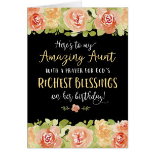 Aunt Birthday, Here's to my Amazing Aunt