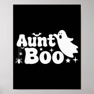 Aunt Boo Funny Ghost Halloween Family Matching  Poster