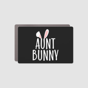 Aunt Bunny Family Rabbit Easter Car Magnet
