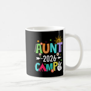 Aunt Camp 2026 Family Vacation Summer Camping Crew Coffee Mug
